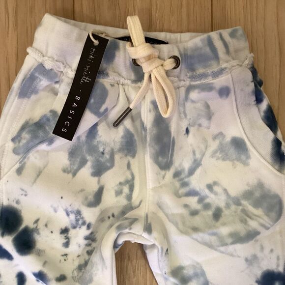 NWT. Miki Miette Brand Blue & White Sweatpants Baby Size 3 Months - Picture 4 of 8